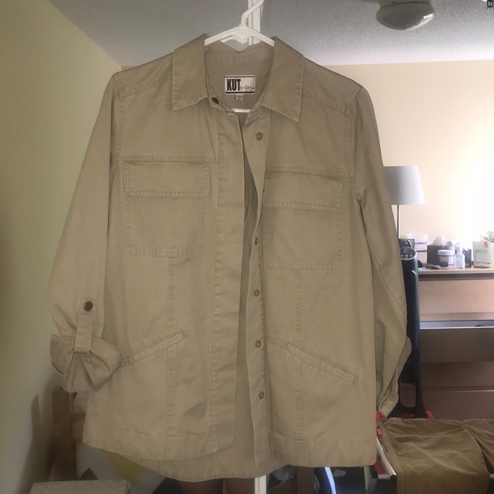 Kut from the Kloth tan jacket